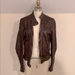 Women’s Cole Haan Leather Jacket